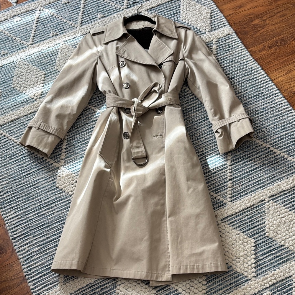 London Fog Classic Tan Trench Coat